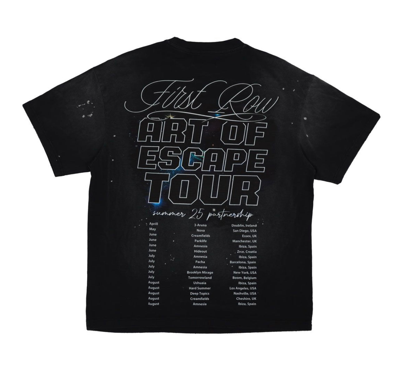 ART OF ESCAPE BOXY TEE - FIRST ROW