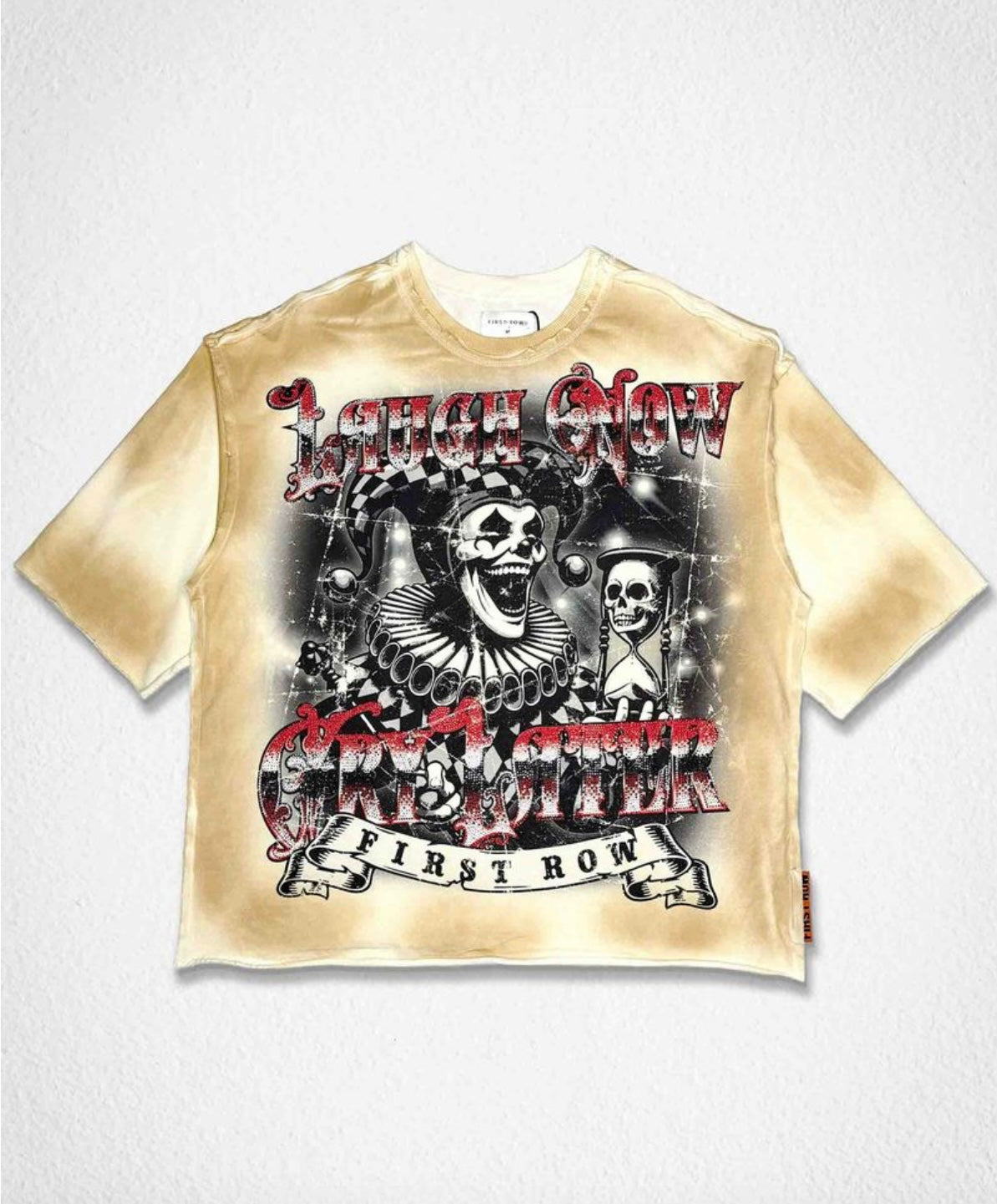 LAUGH NOW CRY LATER CARNIVAL BOXY TEE
