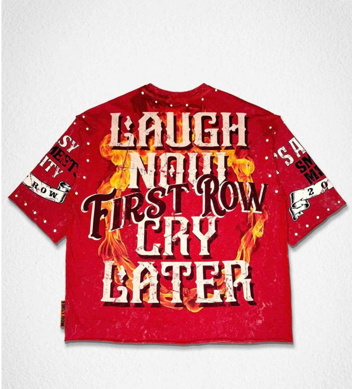 LAUGH NOW CRY LATER INFERNO BOXY TEE