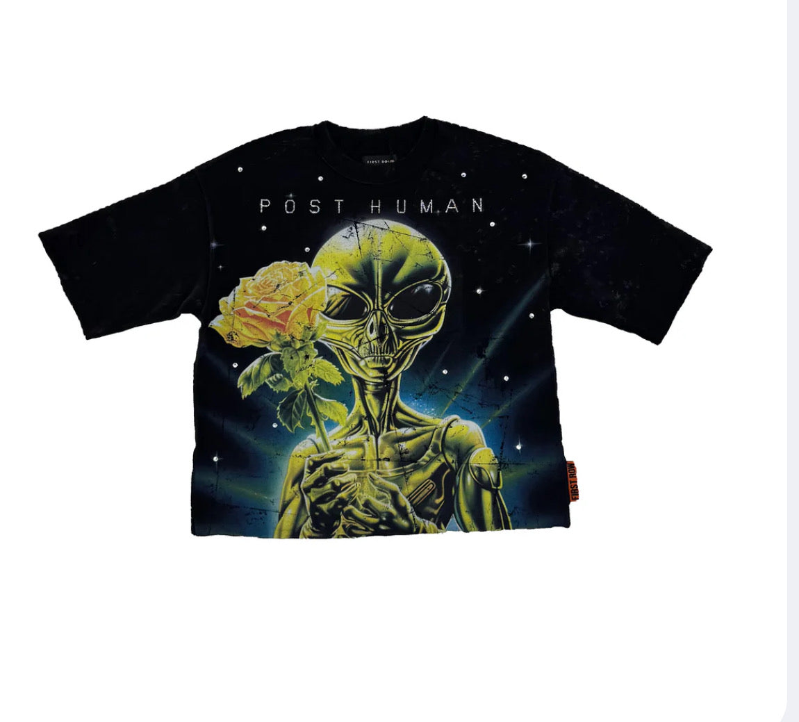 ALIEN ROSE- CROPPED TEE- FIRST ROW